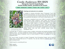 Tablet Screenshot of cordyanderson.com